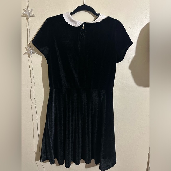 Hot Topic Wednesday Addams Collar Black Dress. - Picture 4 of 8
